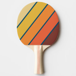 Raquete De Ping Pong Oceano Vibração Vintage Negrito Listrado