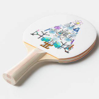 Raquete De Ping Pong Oh Química, Oh Árvore Química