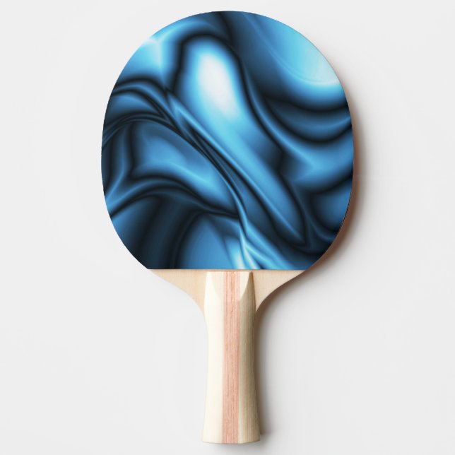 Raquete De Ping Pong Onda de Seda Azul (Frente)