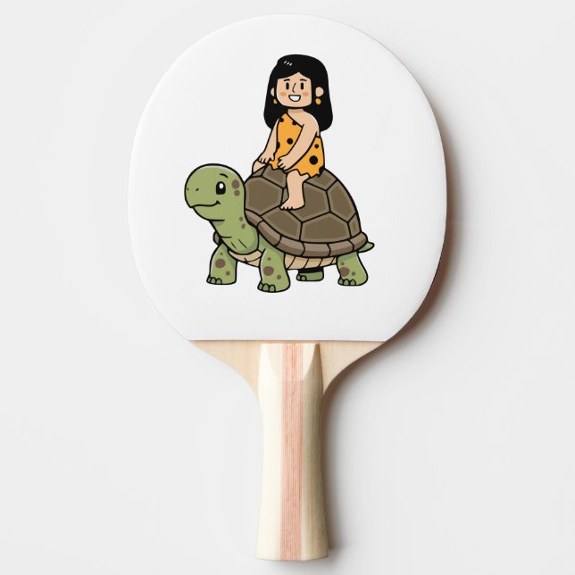 Raquete De Ping Pong Oona e a Tartaruga (Frente)