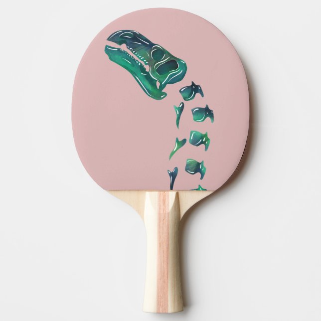 Raquete De Ping Pong Opal Iguanodon Dinossaur (Frente)