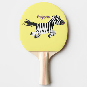 Raquete De Ping Pong Óptica engraçada e engraçada com desenho animado