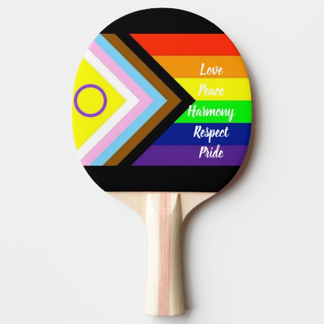 Raquete De Ping Pong Orgulho (Frente)