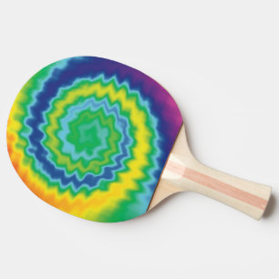 Raquete De Ping Pong Orgulho lgbtq lgbt cores arco-íris espiral corant
