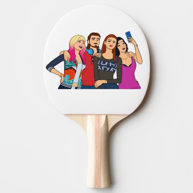 Raquete De Ping Pong Os sims 4 (Frente)