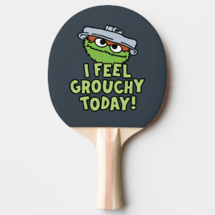 Raquete De Ping Pong Oscar, o Grouch Sinto-Me Agitada Hoje!