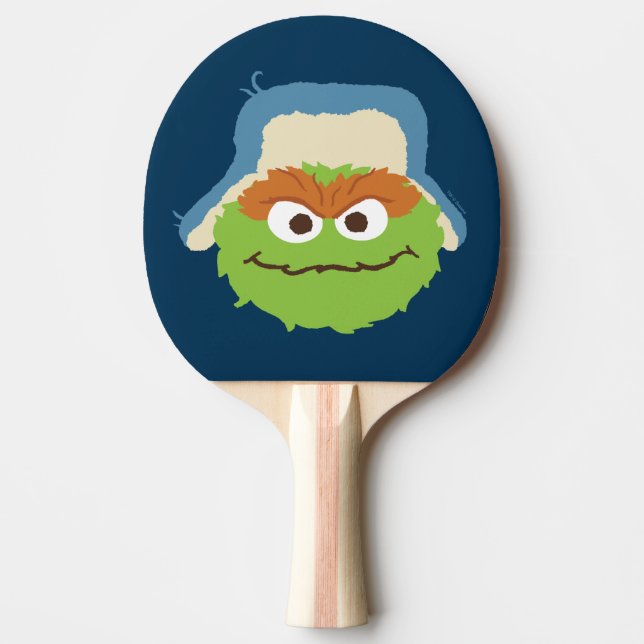 Raquete De Ping Pong Oscar, o rosto do Grouch Woodland (Frente)