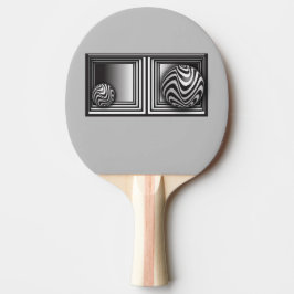 Raquete De Ping Pong Ótica através de Formas
