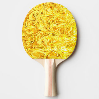 Raquete De Ping Pong ouro líquido