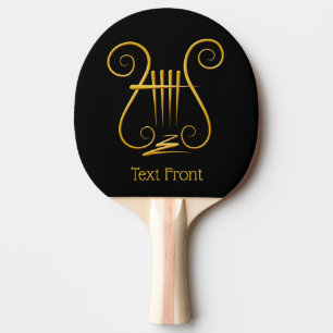Raquete De Ping Pong Ouro Lyre