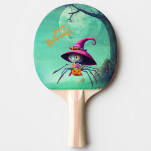 Raquete De Ping Pong Outono/aranha/feitiçaria/halloween