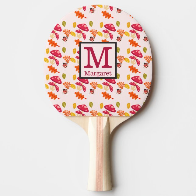 Raquete De Ping Pong Outono Personalizado (Frente)