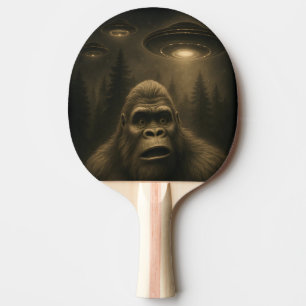 Raquete De Ping Pong OVNI Alienígena Sasquatch Pé Grande