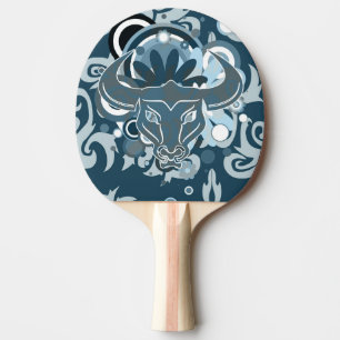 Raquete De Ping Pong Pá abstrata de Pong do sibilo de Bull