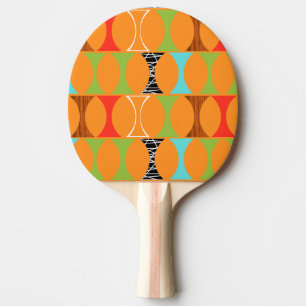 Raquete De Ping Pong Pá alaranjada moderna de Pong do sibilo do meio