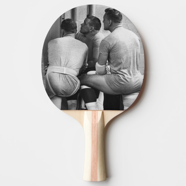 Raquete De Ping Pong Pá com jóqueis do futebol (Frente)