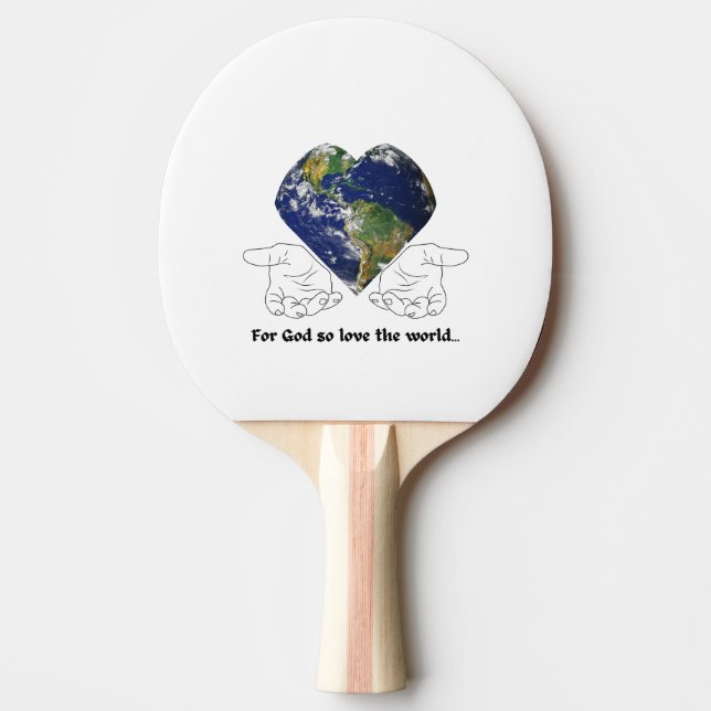 Raquete De Ping Pong Pá de boas notícias (Frente)