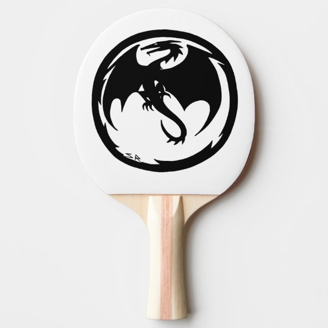 Raquete De Ping Pong Pá de pingue-pongue Black Dragon (Frente)