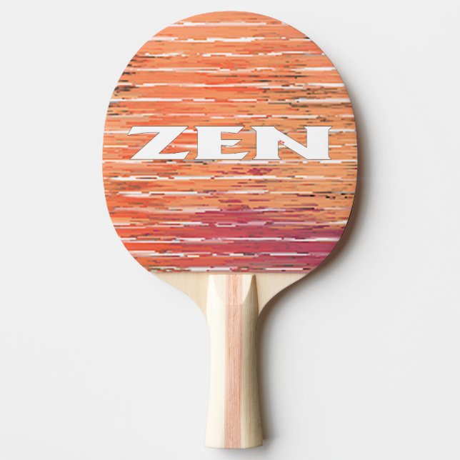 Raquete De Ping Pong Pá de pingue-pongue branco Zen (Frente)