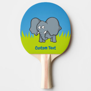 Raquete De Ping Pong pá de pingue-pongue do elefante da cinza