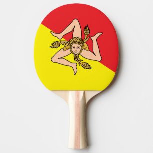 Raquete De Ping Pong Pá de pingue-pongue Patriótico com Bandeira da Sic