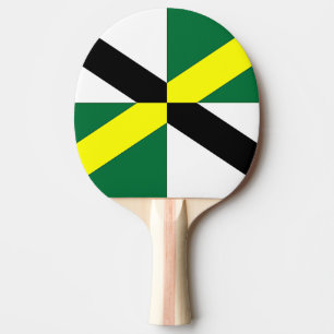 Raquete De Ping Pong Pá de pingue-pongue Patriótico com Bandeira de M
