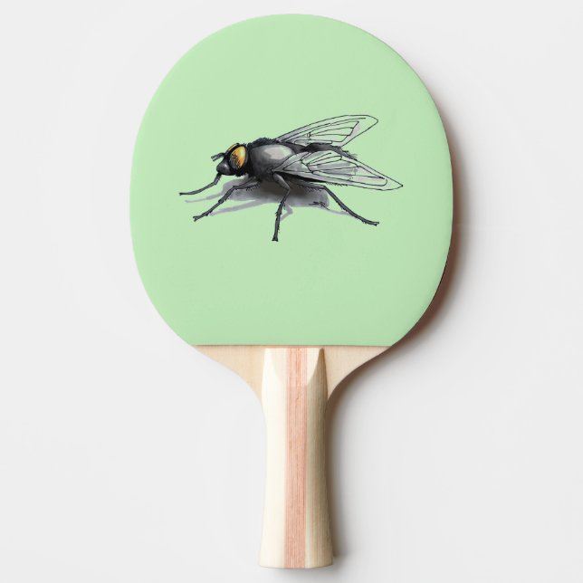 Raquete De Ping Pong Pá de pingue-pongue verde-voadora (Frente)