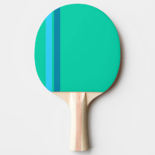 Raquete De Ping Pong Pá de Pong do sibilo das listras azuis do Aqua