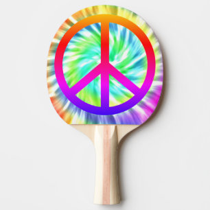 Raquete De Ping Pong Pá de Pong do sibilo do design do sinal de paz da