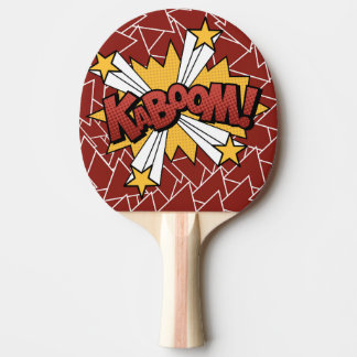 Raquete De Ping Pong Pá de Pong do sibilo do estilo da banda desenhada