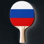 Raquete De Ping Pong Pá do pong do sibilo da bandeira do russo para<br><div class="desc">Pá do pong do sibilo da bandeira do russo para o ténis de mesa. Bandeira de Rússia. Ideia do presente do jogo dos esportes para mulheres e miúdos dos homens. Símbolo do país.</div>