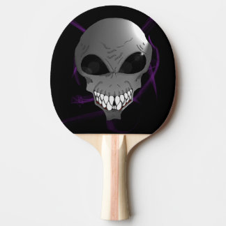 Raquete De Ping Pong Pá estrangeira cinzenta de Pong do sibilo