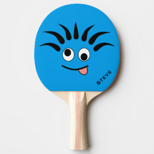 Raquete De Ping Pong Pá feita sob encomenda de Pong do sibilo da cara