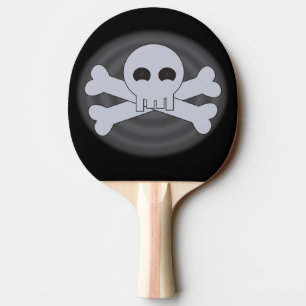 Raquete De Ping Pong Pá legal de Pong do crânio e do sibilo dos