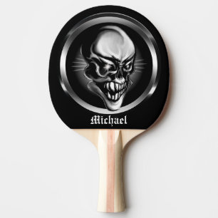 Raquete De Ping Pong Pá personalizada de Pong do sibilo do crânio