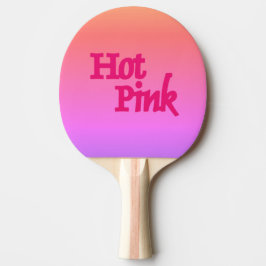 Raquete De Ping Pong Pá pingue-pongue inverso rosa quente
