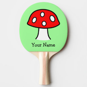Raquete De Ping Pong Pá vermelha de Pong do sibilo do cogumelo