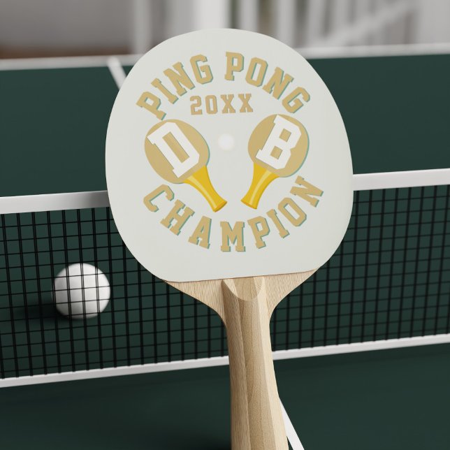Raquete De Ping Pong Paddle Campeão de Ping Personalizado para Campeões (Criador carregado)