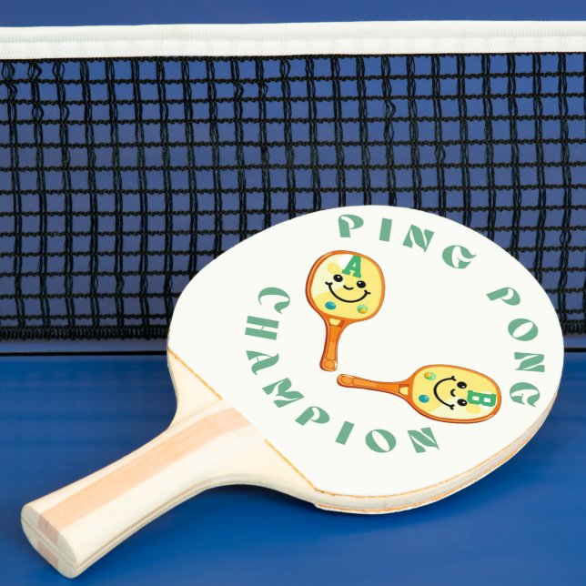 Raquete De Ping Pong Paddle Ping Champion Personalizado (Insitu)