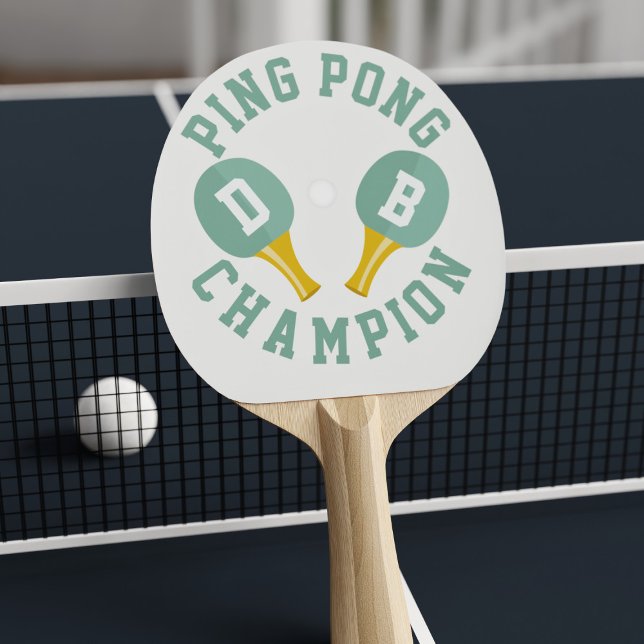 Raquete De Ping Pong Paddle Ping Champion Personalizado (Criador carregado)