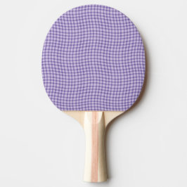Raquete De Ping Pong Padrão contínuo xadrez de xadrez roxo