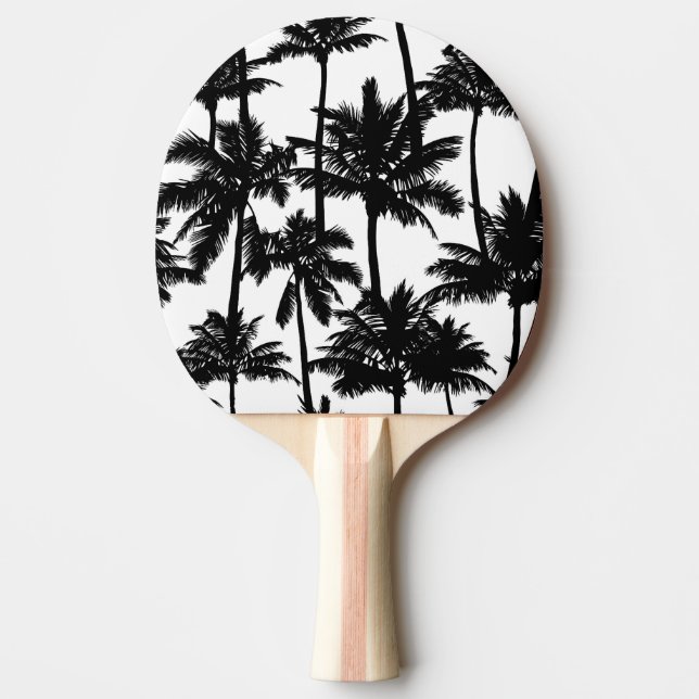 Raquete De Ping Pong Padrão da árvore Palm (Frente)