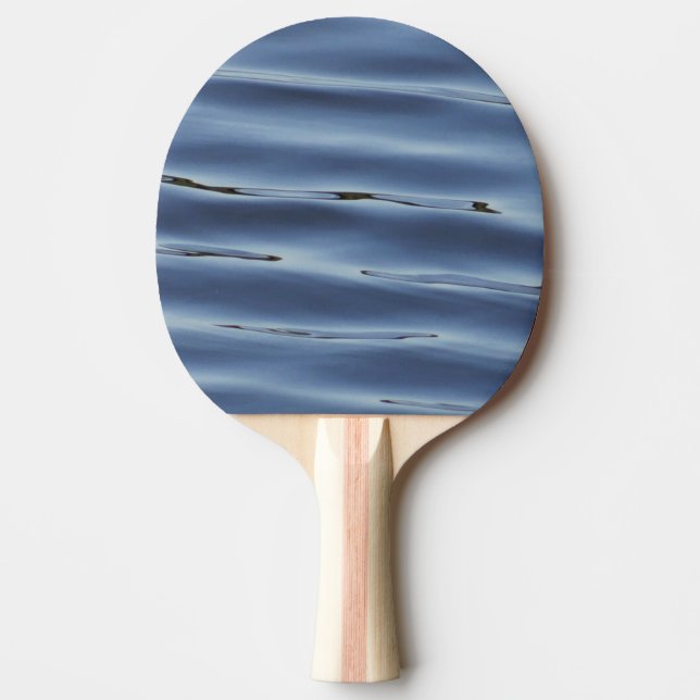 Raquete De Ping Pong Padrão de água azul (Frente)