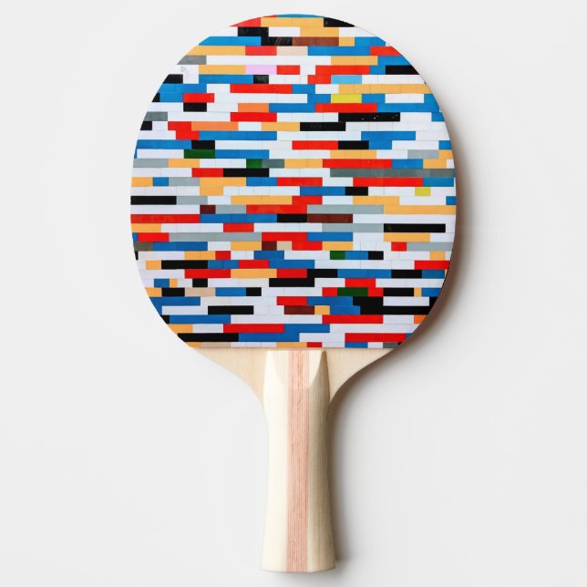 Raquete De Ping Pong Padrão de Bloco Brilhante (Frente)