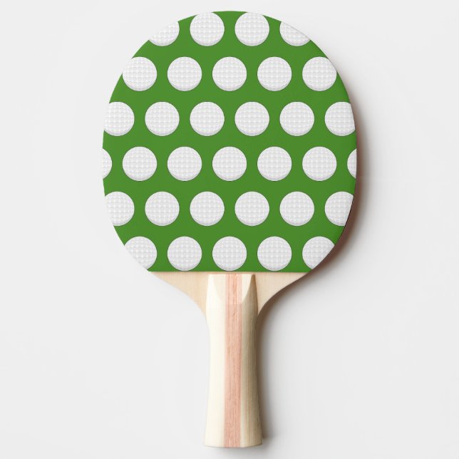Raquete De Ping Pong Padrão de Bola de Golf (Frente)