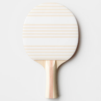 Raquete De Ping Pong Padrão de cinco faixas bege e branco
