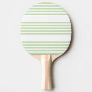 Raquete De Ping Pong Padrão de cinco faixas verde-claro e branco