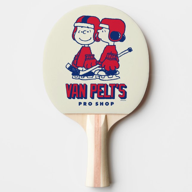Raquete De Ping Pong Padrão de Compro Pro do Clube de Hóquei de Van Pel (Frente)