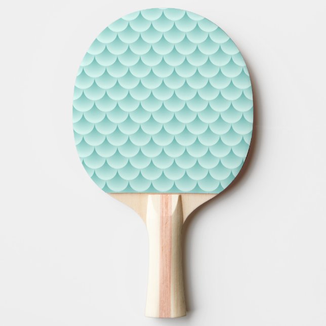 Raquete De Ping Pong Padrão de Escala de Peixes (Frente)