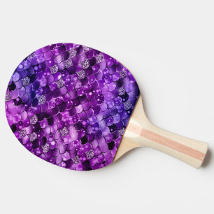 Raquete De Ping Pong Padrão de Escalas de Peixes Coloridos do Glamor O